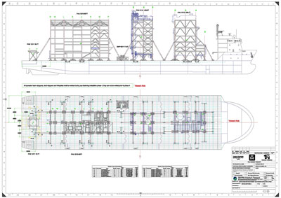 Engineering Deck Carrier Stowage Plan